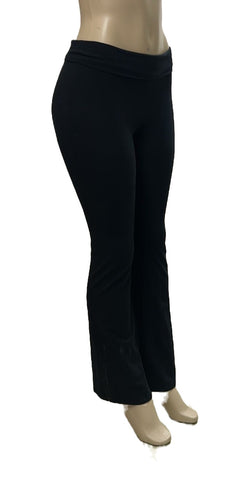 Women’s Black Flared Leggings Bootcut Bottom Pants