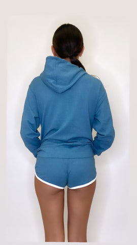 Women's Hoodie and Shorts Set Active Daily Activewear Two Piece Set