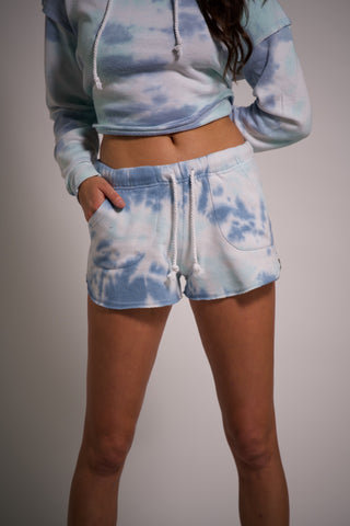 Women's Tie Dye Sport Shorts with Pockets